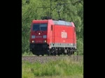 185 208-6 als Tfzf in Richtung Norden bei Unterhaun.